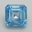 5.19 Ct. Fancy Vivid Blue Asscher Lab Grown Diamond