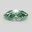 0.51 Ct. Fancy Vivid Green Marquise Lab Grown Diamond