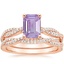 14K Rose Gold Petite Luxe Twisted Vine Bridal Set (1/2 ct. tw.)