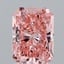 2.06 Ct. Fancy Vivid Pink Radiant Lab Grown Diamond