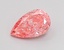 0.88 Ct. Fancy Vivid Pink Pear Lab Grown Diamond