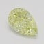 2.54 Ct. Fancy Yellow Pear Diamond