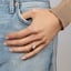 18K White Gold Tapered Baguette Three Stone Diamond Ring, smalladditional view 3