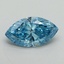2.50 Ct. Fancy Vivid Blue Marquise Lab Grown Diamond