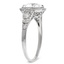 The Eleonore Ring, smalltop view on a hand