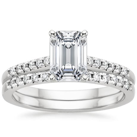 18K White Gold Sonora Diamond Bridal Set (1/4 ct. tw.)