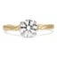 Custom Two-Tone Twist Engagement Ring