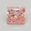 1.51 Ct. Fancy Intense Pink Princess Lab Grown Diamond