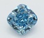 3.00 Ct. Fancy Vivid  Blue Cushion Lab Grown Diamond