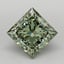 2.78 Ct. Fancy Vivid  Green Princess Lab Grown Diamond