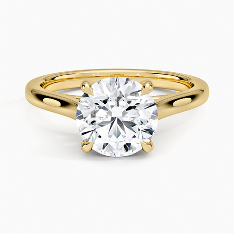 2mm Provence Solitaire Ring