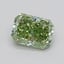 0.33 Ct. Fancy Intense  Green Radiant Lab Grown Diamond