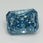 3.12 Ct. Fancy Vivid Blue Radiant Lab Grown Diamond