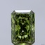 7.00 Ct. Fancy Vivid Green Radiant Lab Grown Diamond