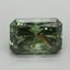 3.11 Ct. Fancy Vivid Green Radiant Lab Grown Diamond