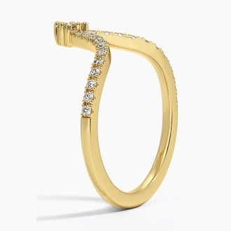 Nouveau Diamond Ring in 18K Yellow Gold