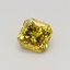 0.38 Ct. Fancy Intense Greenish Yellow Radiant Lab Grown Diamond