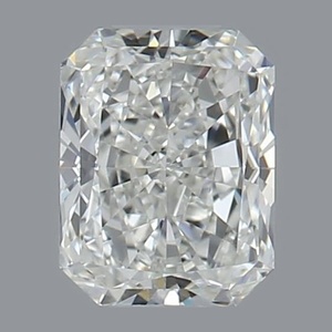 Radiant diamond — real photo
