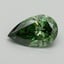 1.0 Ct. Fancy Vivid Pacific Green Pear Lab Grown Diamond