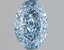 1.45 Ct. Fancy Vivid Blue Oval Lab Grown Diamond