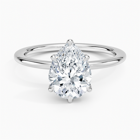 18K White Gold Esme Perfect Fit Solitaire Ring