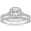 18K White Gold Luxe Joy Diamond Ring (3/8 ct. tw.) with Bliss Diamond Ring (1/5 ct. tw.)