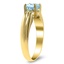 The Kristsan Ring, smalltop view on a hand