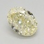 1.17 Ct. Fancy Light Yellow Oval Lab Grown Diamond