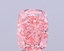 3.13 Ct. Fancy Vivid Pink Cushion Lab Grown Diamond