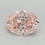 3.01 Ct. Fancy Intense Pink Oval Lab Grown Diamond