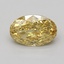 1.25 Ct. Fancy Vivid Yellow Oval Lab Grown Diamond
