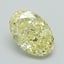 1.13 Ct. Fancy Intense Yellow Oval Lab Grown Diamond