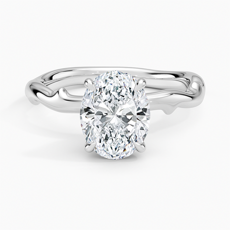 Rose and Thorn Solitaire Ring