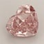 3.59 Ct. Fancy Intense Brownish Pink Heart Lab Grown Diamond