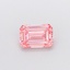 1.05 Ct. Fancy Vivid  Pink Emerald Lab Grown Diamond