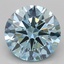 4.99 Ct. Fancy Vivid Blue Round Lab Grown Diamond
