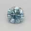 0.40 Ct. Fancy Vivid Blue Round Lab Grown Diamond