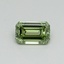 0.38 Ct. Fancy Vivid Green Emerald Lab Grown Diamond