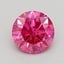0.35 Ct. Fancy Vivid  Pink Round Lab Grown Diamond