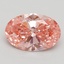 2.05 Ct. Fancy Vivid Pink Oval Lab Grown Diamond