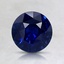 6.5x6.4mm Blue Round Sapphire