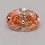 0.54 Ct. Fancy Vivid Pink Oval Lab Grown Diamond