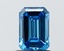 1.05 Ct. Fancy Vivid Blue Blue Emerald Lab Grown Diamond