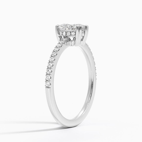 Luxe Kalina Hidden Halo Diamond Ring