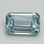 1.03 Ct. Fancy Intense Blue Emerald Lab Grown Diamond