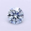 1.1 Ct. Fancy Blue Round Lab Grown Diamond