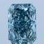 2.15 Ct. Fancy Intense Greenish Blue Radiant Lab Grown Diamond