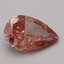 1.14 Ct. Fancy Vivid Pink Pear Lab Grown Diamond