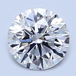 Round diamond — real photo