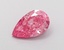 0.77 Ct. Fancy Vivid Pink Pear Lab Grown Diamond